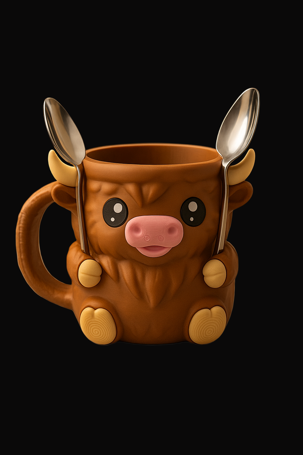MOOOOO CUP + TWO SPOONS